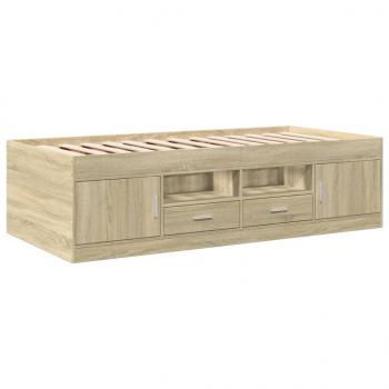 Tagesbett mit Schubladen Sonoma-Eiche 90x190 cm Holzwerkstoff