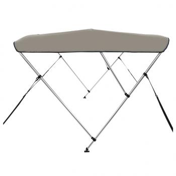 3-Bow Bimini-Top Grau 184x170x133 cm