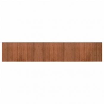 Teppich Rechteckig Braun 60x300 cm Bambus