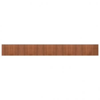 Teppich Rechteckig Braun 60x500 cm Bambus