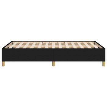 Bettgestell Schwarz 120x190 cm Stoff