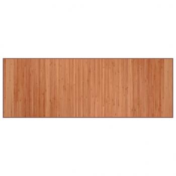 Teppich Rechteckig Braun 70x200 cm Bambus