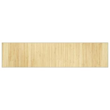 Teppich Rechteckig Hell Natur 70x300 cm Bambus