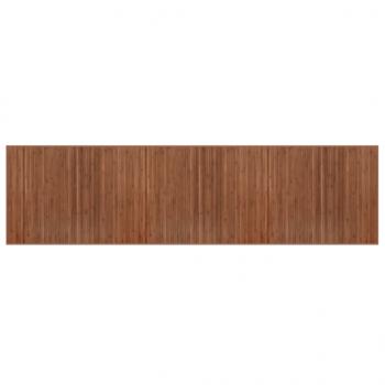 ARDEBO.de - Teppich Rechteckig Braun 80x300 cm Bambus