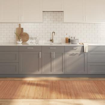 ARDEBO.de - Teppich Rechteckig Natur 100x300 cm Bambus