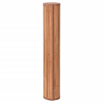 Teppich Rechteckig Natur 100x300 cm Bambus