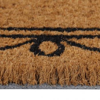 Fußmatte Natur 45x75 cm Kokosfaser Getuftet