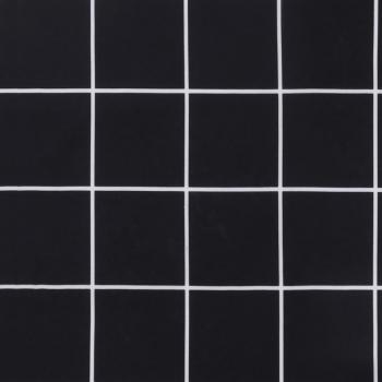 Niedriglehner-Auflagen 4 Stk. Schwarz Karomuster Oxford-Gewebe