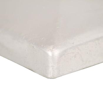 Pfostenkappen 6 Stk. Pyramide Verzinktes Metall 71 x 71 mm  