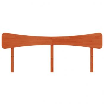 Kopfteil Wachsbraun 200 cm Massivholz Kiefer