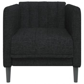 Sessel Schwarz Stoff