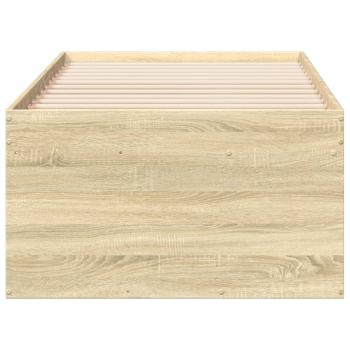Tagesbett mit Schubladen Sonoma-Eiche 75x190 cm Holzwerkstoff