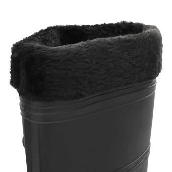 Gummistiefel mit Herausnehmbarem Innenfutter Schwarz Gr. 40 PVC