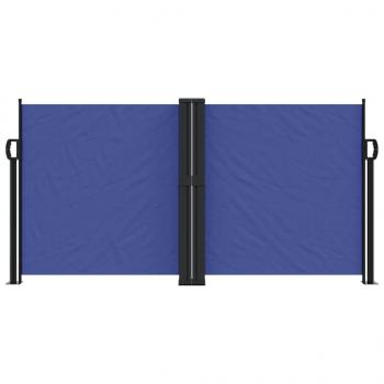 Seitenmarkise Ausziehbar Blau 120x600 cm