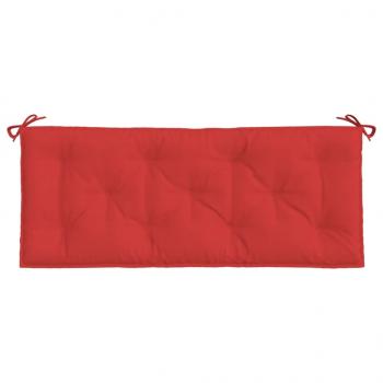 Gartenbank-Auflagen 2 Stk. Rot 120x50x7 cm Oxford-Gewebe