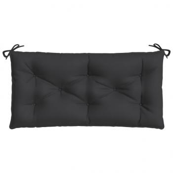 Gartenbank-Auflage Schwarz 110x50x7 cm Oxford-Gewebe