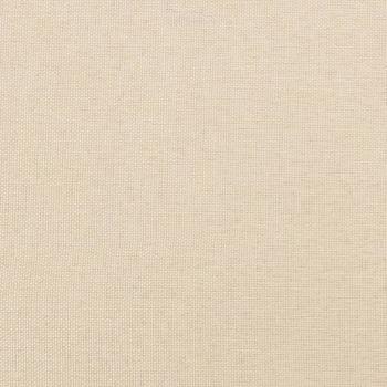 Boxspringbett mit Matratze Creme 120x190 cm Stoff