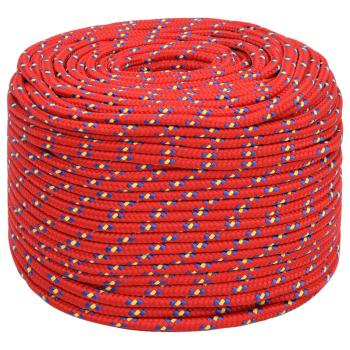 Bootsseil Rot 6 mm 50 m Polypropylen