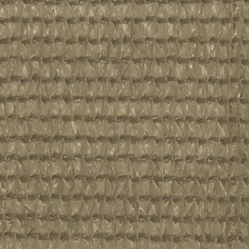 Zeltteppich Taupe 400x700 cm HDPE
