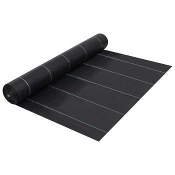 ARDEBO.de - Unkrautfolie Schwarz 2x5 m PP