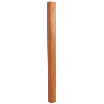 ARDEBO.de - Teppich Rechteckig Braun 80x500 cm Bambus