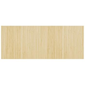 Teppich Rechteckig Hell Natur 80x200 cm Bambus