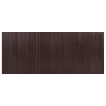 Paravent Dunkelbraun 165x400 cm Bambus