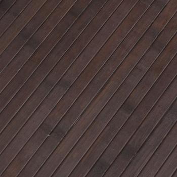 Paravent Dunkelbraun 165x400 cm Bambus
