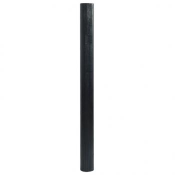 Paravent Schwarz 165x400 cm Bambus