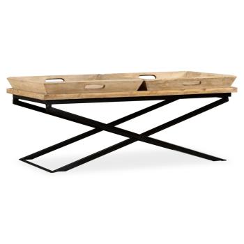 Couchtisch Mangoholz Massiv 110 x 55 x 42 cm 