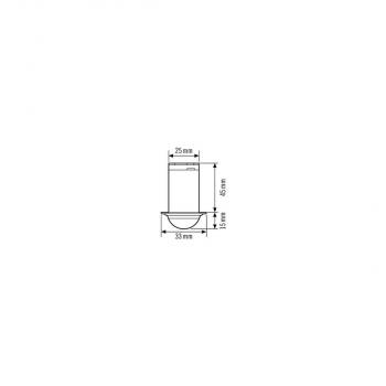 Esylux PD-C 360i/8 mini KNX BK Decken-Präsenzmelder, 360°, Ø 8m Reichweite, KNX, opal-matt (EP10426209)