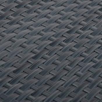 Balkon-Sichtschutze 10 Stk. Anthrazit 255x19 cm Poly Rattan
