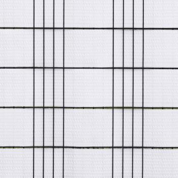 Balkon-Sichtschutze 10 Stk. Weiß 255x19 cm Poly Rattan