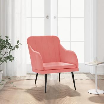 ARDEBO.de - Sessel Rosa 63x76x80 cm Samt