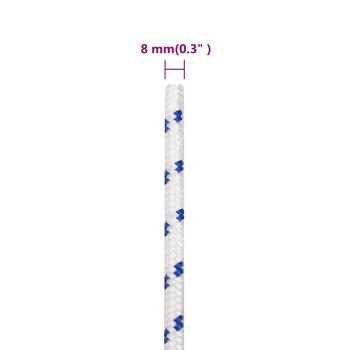 Bootsseil Weiß 8 mm 50 m Polypropylen