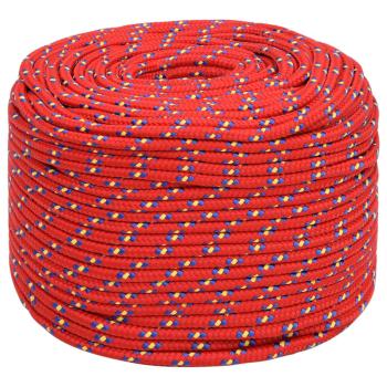 Bootsseil Rot 8 mm 50 m Polypropylen