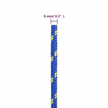 Bootsseil Blau 8 mm 250 m Polypropylen