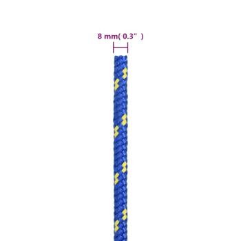 Bootsseil Blau 8 mm 25 m Polypropylen