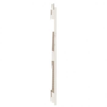 Wand-Kopfteil Weiß 95,5x3x60 cm Massivholz Kiefer