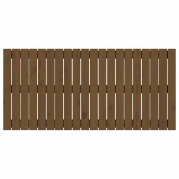 Wand-Kopfteil Honigbraun 127,5x3x60 cm Massivholz Kiefer