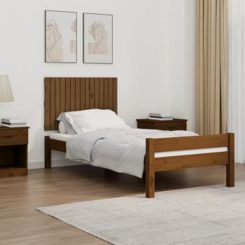 ARDEBO.de - Wand-Kopfteil Honigbraun 95,5x3x60 cm Massivholz Kiefer