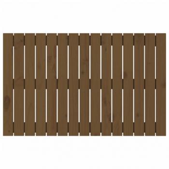 Wand-Kopfteil Honigbraun 95,5x3x60 cm Massivholz Kiefer