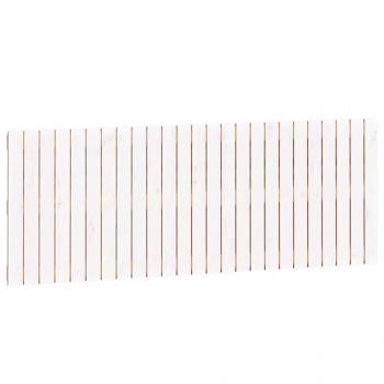 Wand-Kopfteil Weiß 159,5x3x60 cm Massivholz Kiefer