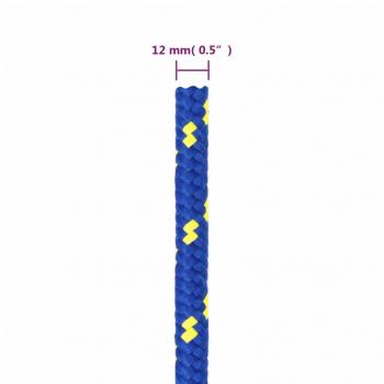Bootsseil Blau 12 mm 100 m Polypropylen