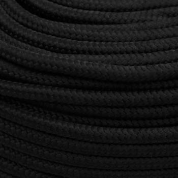 Arbeitsseil Schwarz 10 mm 25 m Polyester