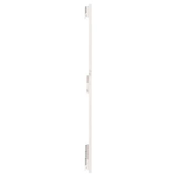 Wand-Kopfteil Weiß 140x3x90 cm Massivholz Kiefer
