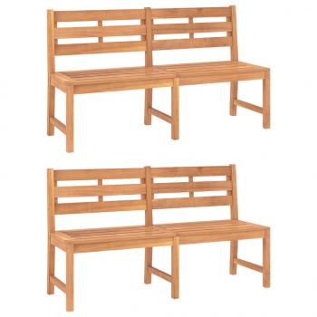 5-tlg. Garten-Essgruppe Massivholz Teak