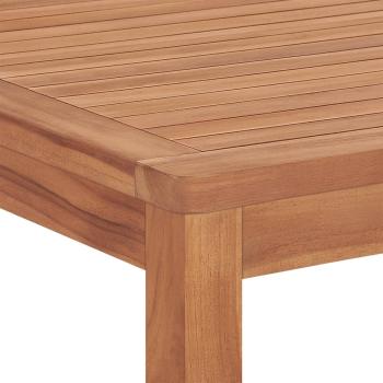 9-tlg. Garten-Essgruppe Massivholz Teak