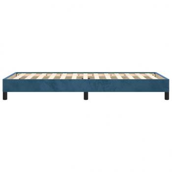 Bettgestell Dunkelblau 90x190 cm Samt