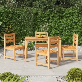 ARDEBO.de - 5-tlg. Garten-Essgruppe Massivholz Teak